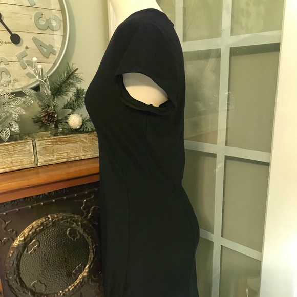 LL Bean Fitness performance black short sleeve dress - Picture 8 of 16
